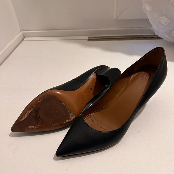 Aquatalia Leather Pumps- Black - Picture 3 of 5